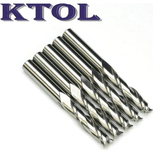 FREE Ship Sharp 10pc 6*25MM 2 Flute Carbide Endmill, Carbide CNC Spiral Router Bit,CNC Wood Engraving Tool on Milling Machinery