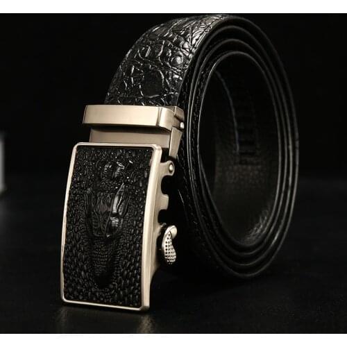 Btlt For Men Genuine Leather Automatic Buckle Waistband Business Luxury Brand Belt Male High Quality Girdle Boy Jeans Belts New