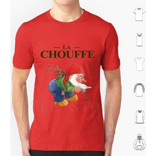 La Chouffe T Shirt Cotton Men Diy Print Beer Delirium Belgium Belgian Chouffe Dwarf Karmeleit Tripel