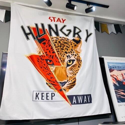 Stay Hungry Keep Always Tiger Wall Tapestry Covers Walls fabric Boho Chic Tapestries ​Home Decoration Accessories