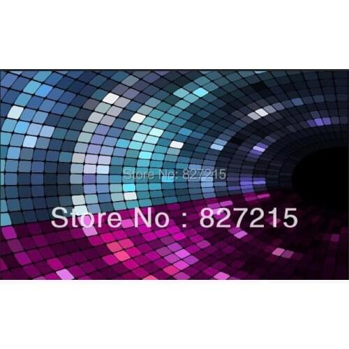 HD-012 PVC Films and Stretch Ceilings for Ceiling Decoration fantastic vivid cubes home decoration