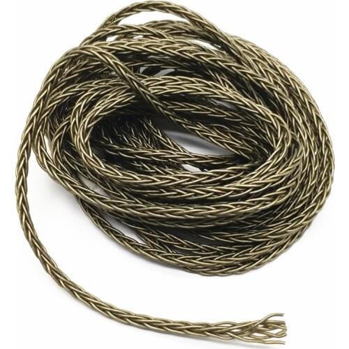 1M dark green 8 shares 152 cores Earphone Upgrade Cable DIY earphone Upgrade Wire