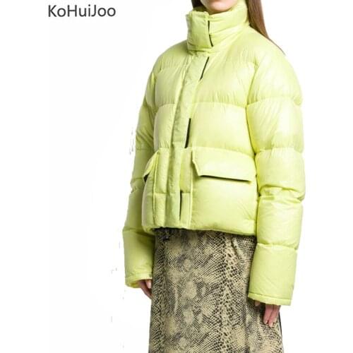 KoHuiJoo Women's Black Down Jackets