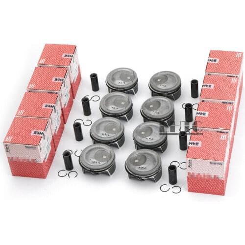 8pcs Pistons Rings Set Φ96mm For Porsche Panamera Cayenne Turbo S 955 957 970 9PA 92A 4.8L V8 Twin Turbo M48.51 M48.52 M48.70
