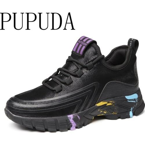 PUPUDA Fashion Women Casual Shoes Trend Chunky Sneakers Women Good Quality Platform Shoes Women Sport Basketball Shoes Ladies