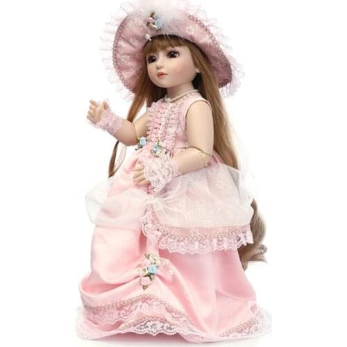 18 Inch Girls Dolls Handmade BJD Doll Baby Alive Doll for Girls,45CM Princess Doll Toys for Girls Kids Birthday Gifts Brinquedos