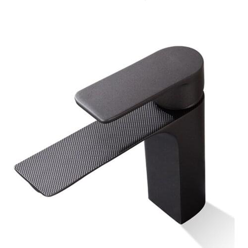 Hotel Basin Faucet Brass Wash Basin Faucets Black Lavamanos Tap Sink Taps Chrome Sitting Hot and Cold Water Mixer Water Tap