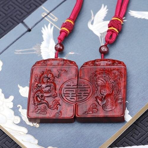 Lobular Rosewood Wood Statue Wooden Collection Rich Ruyi Wood Sculpture Lucky deduction Collection Rich Bag Pendant