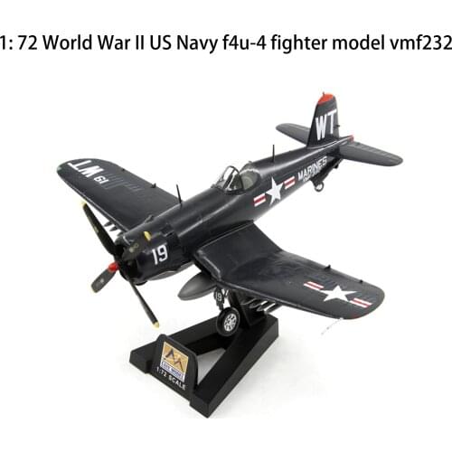 1: 72 World War II US Navy f4u-4 fighter model vmf232 Trumpeter 37238 Finished product collection model