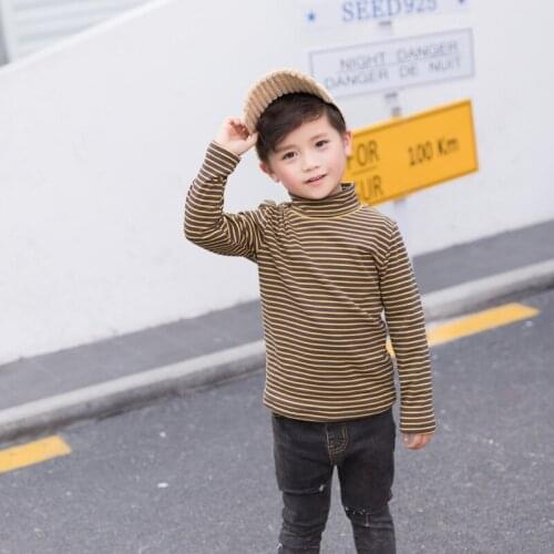 Wholesale Winter kids thickening turtleneck sweater Cashmere Keep warm cotton boys girls clothes baby toddler children clothing
