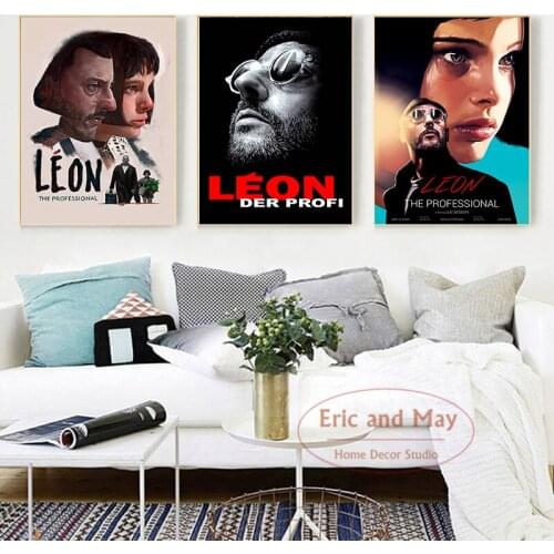 Posters And Prints Leon Classic Movie Canvas Painting Wall Pictures For Living Room Vintage Poster Decorative Home Decor Obrazy