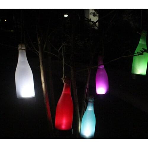 LED Solar Powered Bottle Light Hanging Patio Lamp Outdoor Solar Garden Light Table Bar Party Christmas Home Wedding Decoration