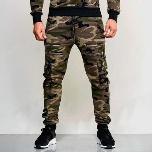 2020 High quality Brand pants Fitness Casual Elastic Pants bodybuilding clothing casual camouflage sweatpants joggers pants