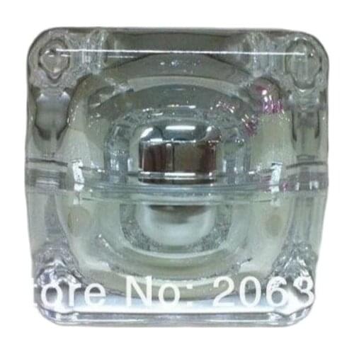 50G Silver square shape cream bottle,cosmetic container,,cream jar,Cosmetic Jar,Cosmetic Packaging