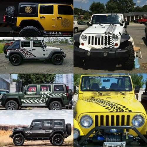 Car stickers FOR Jeep Wrangler body modification stylish off-road decorative decals