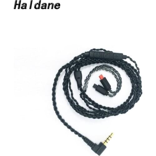 Free Shipping Haldane Headset Cable for im50 im70 im01 im02 im03 im04 Earphone Replacement Cables with Mic