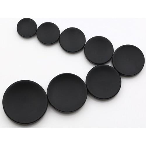 Black button round button cashmere coat button men and women clothes jacket windbreaker sweater decorative accessories 18mm-38mm