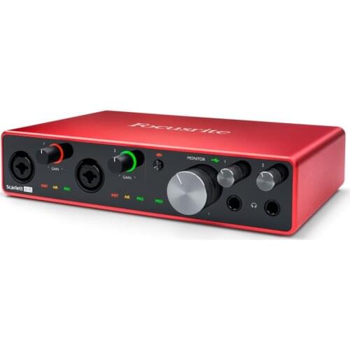 Focusrite Scarlett 8i6 3rd Gen USB Professional Audio Interface Sound card Sing Music Live Recording Guitar band