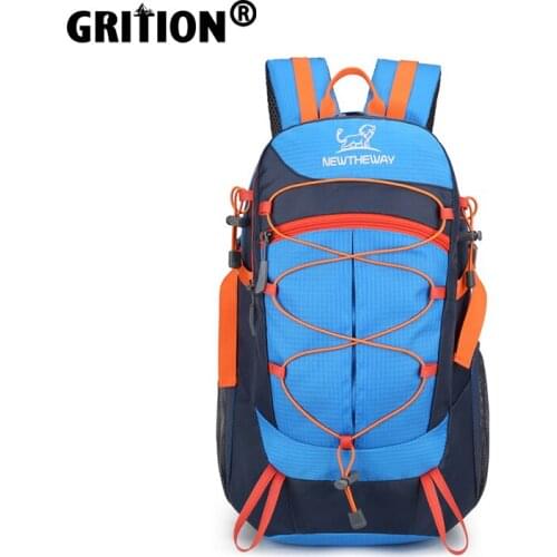 GRITION Men Outdoor Hiking Bag Wearable Multifunction Military Backpack Women Fashion Ultralight Bag Camping Equipment 2021 New