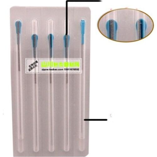 100 pcs/ box TaiHe Acupuncture Needles edged with guide tube disposable acupuncture needles one pc one tube