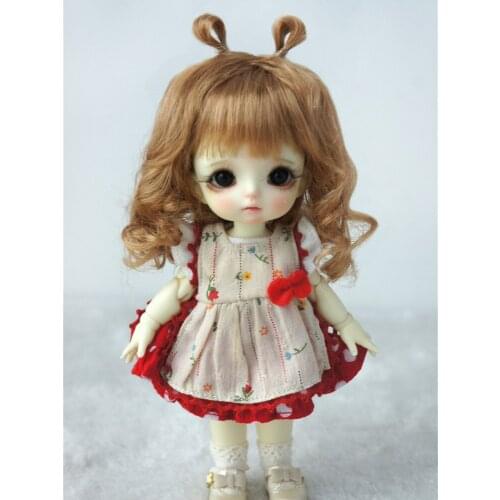 JD544 1/12 1/8 1/6 Cute Upstyle BJD Synthetic Mohair Doll Wigs For Size 4-5inch 5-6inch 6-7inch Doll Hair Fashion Accessories