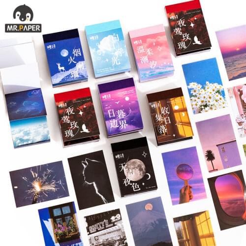 JIUMO 8 Design Ins Style Passing by the World Series Photo Frame Sticker Creative Mini Pocket Decoration DIY Material Sticker