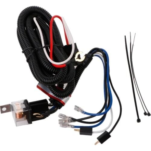 12V Electric Horn Relay Wiring Harness Kit For Grille Mount Blast Tone Horns Car