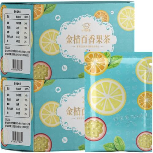 Kumquat , Honey, Lemon Slice, Passion Fruit Tea , Flower Tea , Fruit Tea , Student Bag , 90g , Parcel Post