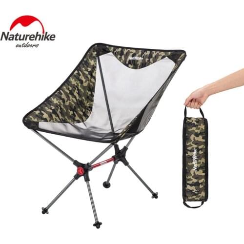 Naturehike Lightweight Portable Folding Compact Camping Chair Aluminum Mesh Beach Picnic Fishing Chair NH19JJ005