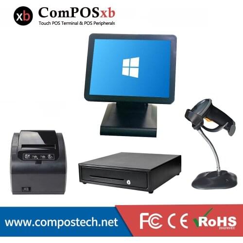 Hot selling POS Terminal 15 Inch Cash Register Machine POS Systems For Restaurant POS machine all in one