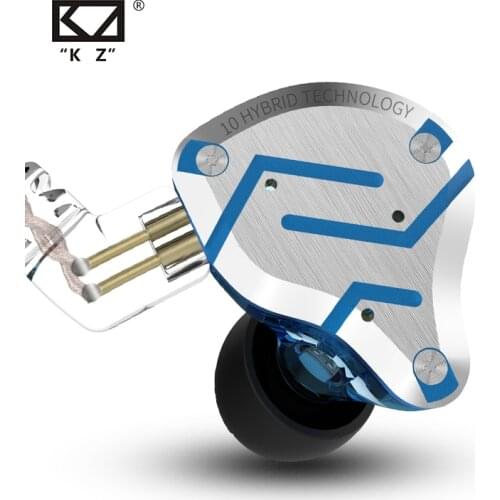 KZ ZS10 Pro Metal Headset 4BA+1DD Hybrid In-ear Earphone Sport Noise Cancelling Headset Bass Earbud Sport ZSN AS10 ZSX CCA C10 C