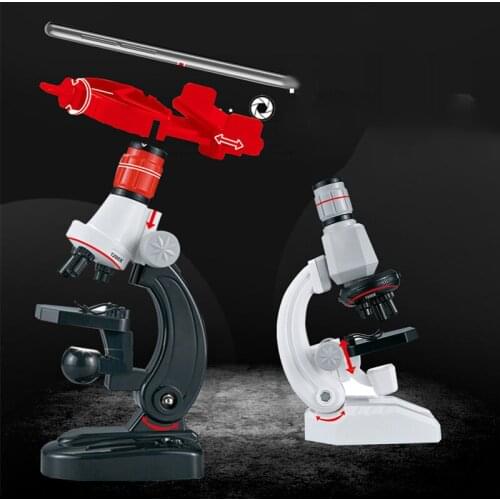 Wholesale childrens microscope 1200 times scientific experiment toys student experiment set microscope children