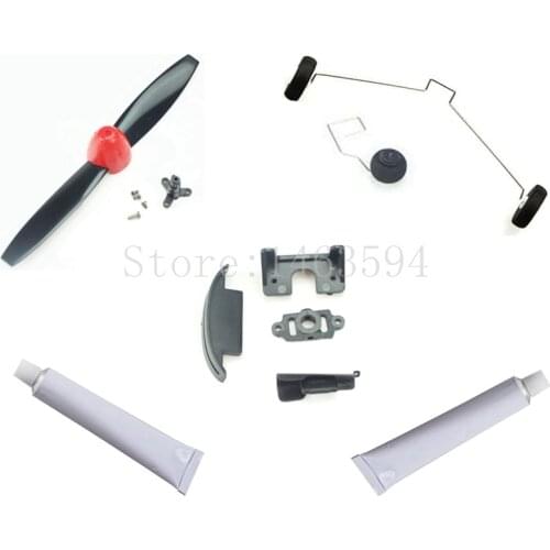 Paets set For XK A430 A-430 RC Airplane Spare Parts XK A430 Rotor+Landing geat+Plastic group+2 Foam glue