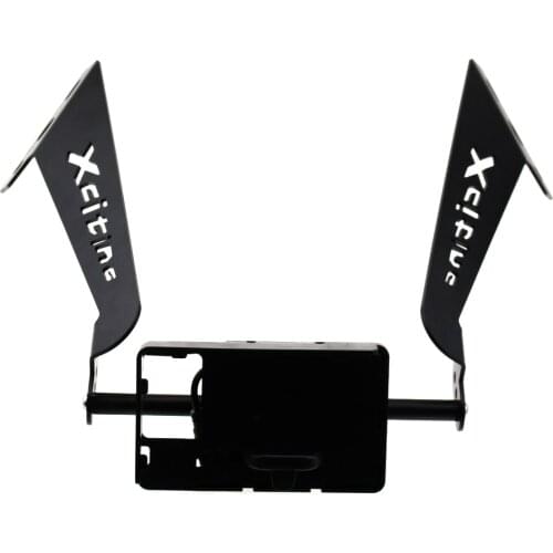 For KYMCO 350 300i Xciting 250 400 S400 Motorcycle Front Phone Stand Holder Smartphone Phone GPS Navigaton Plate Bracket 12mm