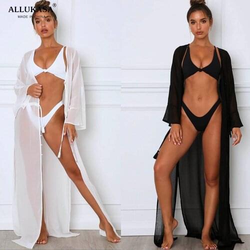 Beach Cover Up Women Beach Dress Solid Bikini Cover Up Swimwear 2021 Pareo Women Robe De Plage Beach Wear Cardigan Bathing Suit