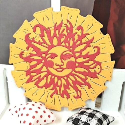Suitable for metal cutting die embossing DIY scrapbook decoration photo album paper card making sun smile 2020 NEW