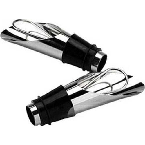 Practical Stainless Steel Liquor Pourer Free Flow Wine Opener Bottle Bar Tools With Stopper Set Perfect For Pub Bar Accessories