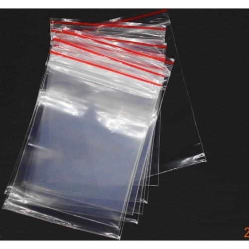 8*6cm 7X10cm 8X12cm 9X13cm 4X6cm 5X7cm 10X15cmTransparent Plastic Bags Jewelry Bag Sealed Portable Plastic Bags Wholesale