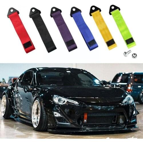 2 inches car trailer belt Tow Strap Universal High rear Nylon Racing belt Ropes Tow Strap and bumper Car Quality traction f F4Q6