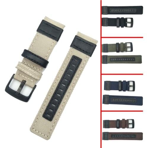 20mm 22mm Nylon Watchband Strap for Garmin Fenix 5 5S Plus 6 6s /Forerunner 935 945 Smart Bracelet leather nylon Band Correa