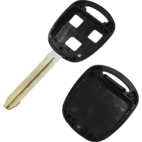 Replacement Car-styling 3 Buttons Remote Key Fob Cover For TOYOTA Toy43 Cruiser Camry Key Shell Case Cover