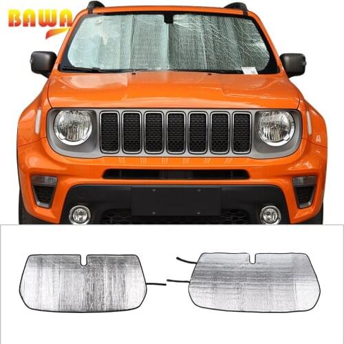 BAWA Car Sun Visor Front Windshield Cover For Jeep Liberty 2016 2017 2018 2019 2020 2021 Car Windshield Sunshades Accessories