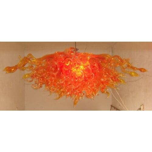 New Home Decor Energy Saving LED Bulbs Hand Blown Glass Art Deco Lighting Chandelier