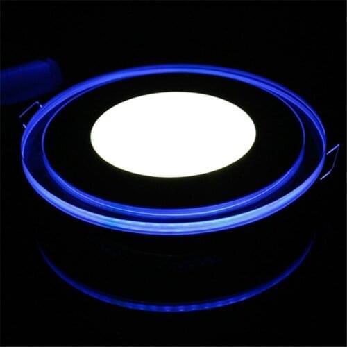 Top Quality Dual Color LED Downlight 10W 15W 20W Recessed LED Ceiling Indoor Lighting Lamp Round Panel Light AC85-265V + Driver