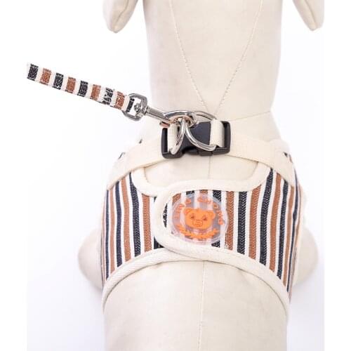 Pet Supplies Dog Summer Chest Back Traction Rope Type Chinese Puppy Outing Chest Strap Breathable Mesh Dog Supplies Dog leash