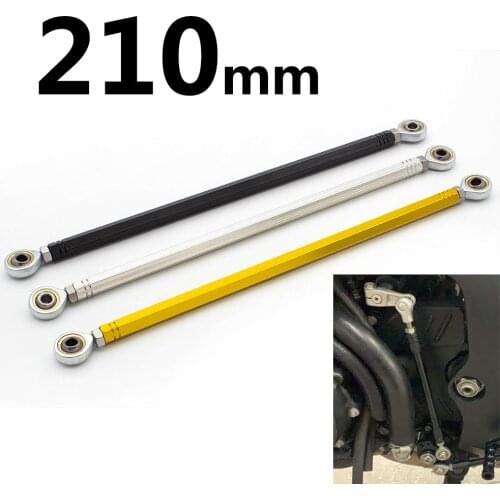 210mm Motorcycle Universal Gear Shifter Shift Rod Link Linkage Lever Aluminum Accessories