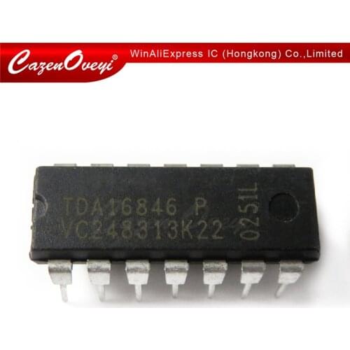 10pcs/lot TDA16846P TDA16846 DIP-14 In Stock
