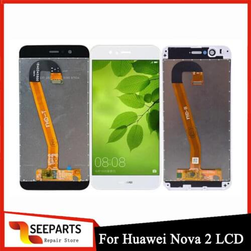 100% Tested For Huawei Nova 2 LCD Display+Touch Screen High Quality Digitizer Screen Glass Panel 5.0" For Huawei Nova 2 LCD