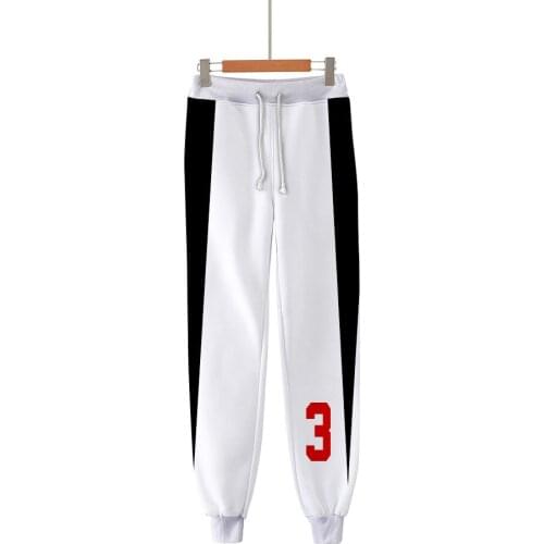 2020 Kpop Anime Haikyuu Nekoma High School 3D Print Joggers Pants Men Women Sweatpants Sport Fitness Loose Pants Cosplay Casual
