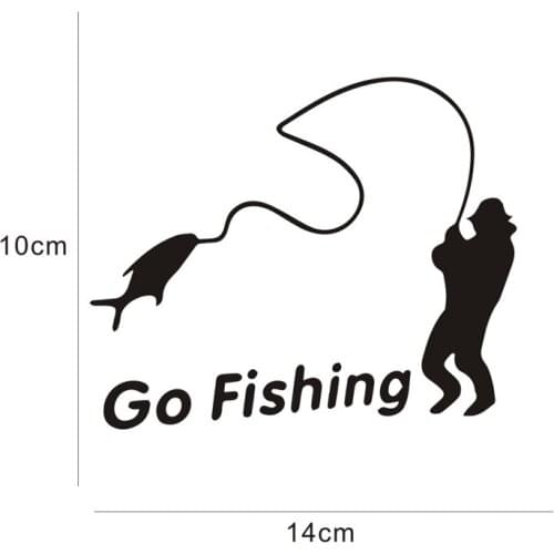 2020 NEW HOT Popular Go Fishing Vinyl car sticker for Hyundai ix35 iX45 iX25 i20 i30 Sonata,Verna,Solaris,Elantra,Accent,Veracru